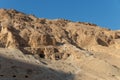 Graves beside the Hatshepsut Temple in Luxor, Egypt Royalty Free Stock Photo