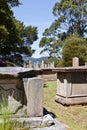 Graves on Isle of the Dead, Port Arthur Royalty Free Stock Photo