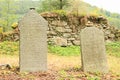 Graves on Jewish cemetery