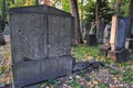 Graves in the old Jewish cemetery in Wroclaw, Wroclaw, Poland, Europe 2018