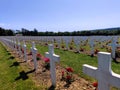 Graves in rows of unidentified French and German soldiers in France on June 15 2022