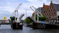 Gravestenenbrug in the city of Haarlem, Netherlands