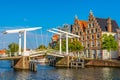 Gravestenenbrug in Haarlem, Netherlands