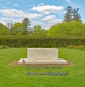 gravestone burial site of Franklin and Eleanor Roosevelt, marble monument in Spring Royalty Free Stock Photo