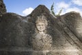 Gravestone carving in the ruins of Al-Bass, Tyre, Lebanon