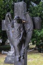 Gravestone in the City of London Cemetery Royalty Free Stock Photo