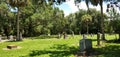 Gravestone at oak hill cemetery in Bartow Florida
