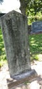 Gravestone at oak hill cemetery in Bartow Florida