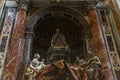 Gravestone of Pope Alexander VII in St. Peter\'s Basilica, Vatican