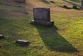 Gravestone Shadow Royalty Free Stock Photo