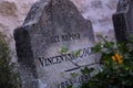 Gravestone of Vincent van Gogh at the cemetery in Auvers-sur-Oise Royalty Free Stock Photo