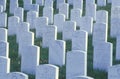 Gravestones, Arlington National Cemetery, Washington, D.C. Royalty Free Stock Photo