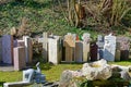 Gravestones and cemetery sculptures