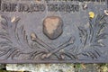 Gravestones on Donskoy monastery graveyard, tombstones