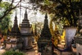 Gravestones near angkor wat