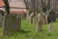 Old Jewish cemetery in Josefov, Prague, Czech Republic