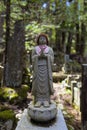 Gravestones and statues on Okunoin cemetery, Koyasan, Japan Royalty Free Stock Photo