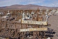 Graveyard in the Atacama Desert of Chile