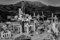 Graveyard in the Atacama Desert Royalty Free Stock Photo