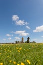 Graveyard at Dutch Terschelling Royalty Free Stock Photo