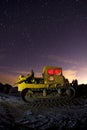 Graveyard for old industrial machines Royalty Free Stock Photo