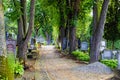 The graveyard in Sighisoara - Transylvania, Romania Royalty Free Stock Photo