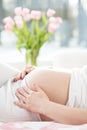 Gravid woman Royalty Free Stock Photo