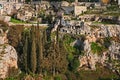 Gravina in Puglia, Bari, Italy: the ancient cave houses in the r