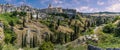 Gravina in Puglia, Italy with the cathedral visible in the old town