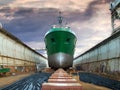 Graving dock Royalty Free Stock Photo