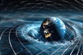 Gravitational theory, gravitational wave on planet Earth, physical and technological basis, design with gravity grid