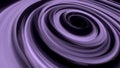 Gravitational waves in a binary system. Purple abstract line-shaped waves on a dark black background. Spiral Galaxy Isolated.