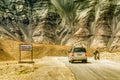 A gravity hill where slow speed cars are drawn against gravity is famously known as Magnetic Hill Royalty Free Stock Photo