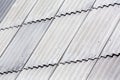 Gray asbestos roof Royalty Free Stock Photo