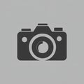 Simple Camera Icon - Vector Graphic Royalty Free Stock Photo