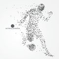 Gray background, center point, center point,Vector people, sports, strength.
