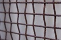 Gray background grille fence base Royalty Free Stock Photo