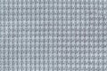 Gray background from soft fleecy fabric close up. Texture of textiles macro. Royalty Free Stock Photo