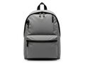 Gray backpack isolated on white background Royalty Free Stock Photo