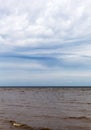 Gray Baltic sea. Royalty Free Stock Photo