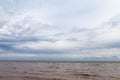 Gray Baltic sea. Royalty Free Stock Photo