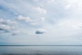 Gray Baltic sea. Royalty Free Stock Photo