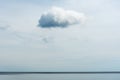 Gray Baltic sea. Royalty Free Stock Photo