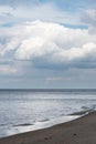 Gray Baltic sea. Royalty Free Stock Photo