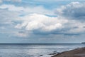 Gray Baltic sea. Royalty Free Stock Photo