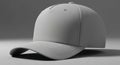 Gray Baseball Cap Mockup - Clean and Simple Design for Customization Royalty Free Stock Photo