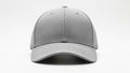 Gray baseball cap on white background Royalty Free Stock Photo