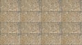 Gray and beige colored square paving stone, Seamless tiled stone