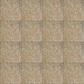 Gray and beige colored square paving stone, Seamless tiled stone