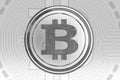 Gray Bitcoin Background